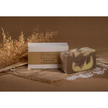 Koupelová kosmetika SyDoKa přírodní mýdlo do koupele rašelinové s pomeranč