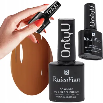 Přípravek na nehty PODZIMNÍ DÝNĚ HYBRIDNÍ LAK NA NEHTY S LESKEM LAKIERUV OnlyU/L087