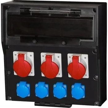 Rozvaděč F-ELEKTRO F3.0352 Gumová rozvodnice LIDO 18M 3x32/5, 4x230V