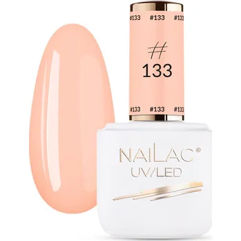 Lak na nehty Hybridní lak barevný lak NaiLac #133 7 ml