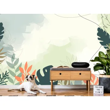 Tapeta Tapeta jarní zelená abstrakce