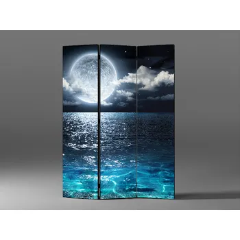 Paraván Paraván úplněk nad mořem Rozměr: 135 x 180 cm