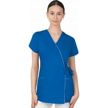 Pracovní zástěra 36 DÁMSKÝ ZAVINOVACÍ LÉKAŘSKÝ PLÁŠŤ HALENA KOSMETICKÁ ZÁSTĚRA 322