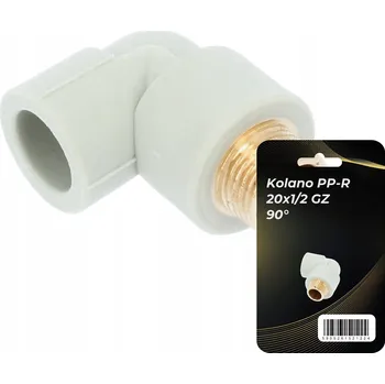 Vodovodní potrubí PP-R Polypropylenová tvarovka – přechodka svařovací 20x1/2'' VNĚJŠÍ ZÁVIT