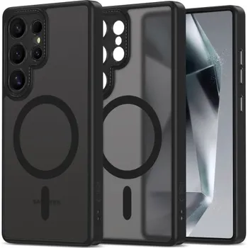 Pouzdro na mobilní telefon Tech Protect MagCam MagSafe pro Samsung Galaxy S25 Ultra černé