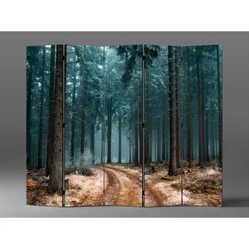 Paraván Paraván chladný les Rozměr: 225 x 180 cm