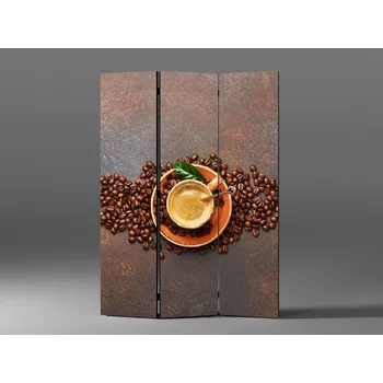 Paraván Paraván zátiší kávy Rozměr: 135 x 180 cm