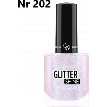 Lak na nehty Lak na nehty Golden Rose Extreme Glitter Shine - 202