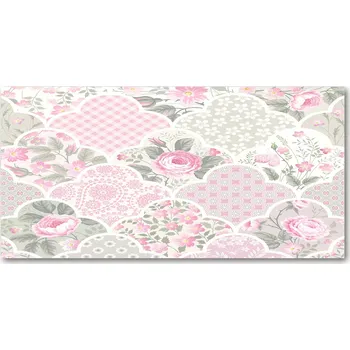 Obraz Kuchyňský panel Růže a ornamenty 120x60 cm + LEPIDLO