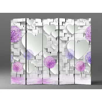 Paraván Paraván květinová abstrakce Rozměr: 225 x 180 cm