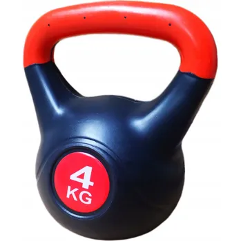 Činka kettlebell s cementovou náplní 4 kg