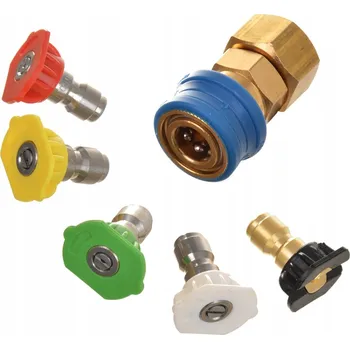 Příslušenství pro vysokotlaký čistič Sada trysek Techkar 160 bar 60 °C s rychlospojkou pro tlakové myčky