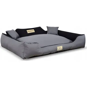 Pelíšek pro psa Pelíšek rozebíratelný protiskluzový MM44 115x95cm šedý KingDog