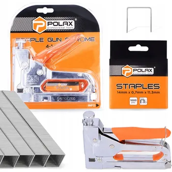 Sponkovačka TAKER Ruční sponkovačka na čalounění 4-14 mm UNIVERZÁLNÍ + 1000x sponky 14mm 53A