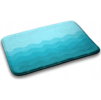 Koupelnová předložka Savá koupelnová předložka Geometrické vlny