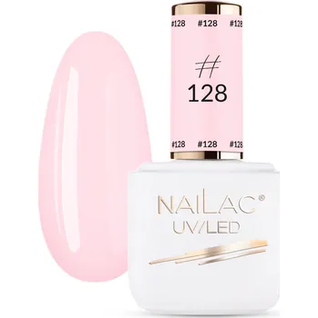 Lak na nehty Hybridní lak barevný lak NaiLac 128 7 ml