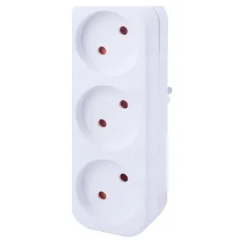 Elektrická zásuvka Elektrická Zásuvka rozbočka Enext bílá