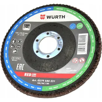 Brusný kotouč LAMELOVÝ BRUSNÝ KOTOUČ WURTH P120