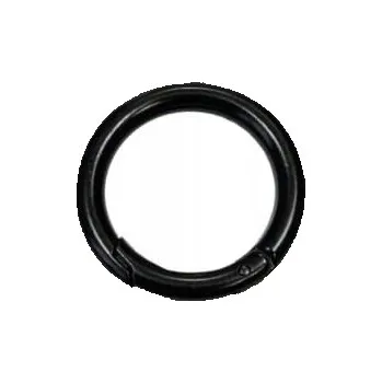 Otevírací kroužek přívěsek na klíče Szekla průměr 32/6mm Černá Matná