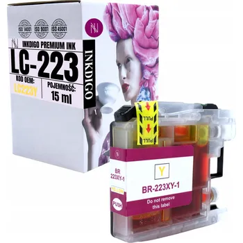 Žlutá inkoustová kazeta Inkdigo pro tiskárny Brother