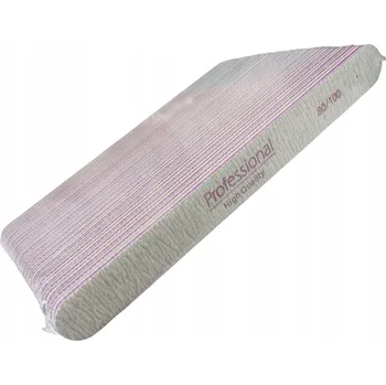 Profesionální ks sada rovných pilník na nehty 80/100 zebra