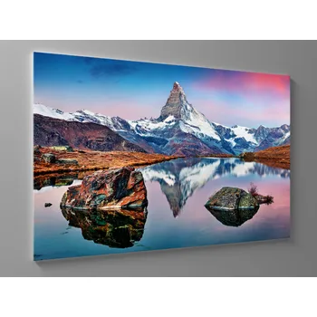 Obraz Obraz pohled na jezero švýcarsko Rozměr: 60 x 40 cm