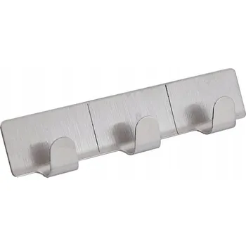 Věšák VĚŠÁK SAMOLEPICÍ LIŠTOVÝ 3-HÁKOVÝ 2.5X12 CM