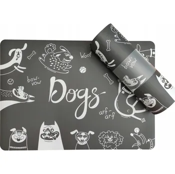 Miska pro psa Silikonová podložka pod misku MaxiMat černá 1 l