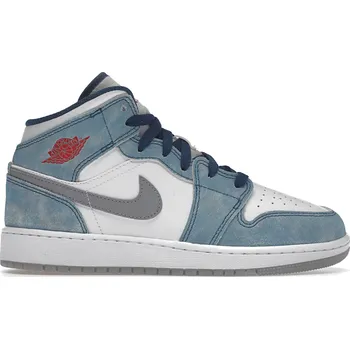 Dámské tenisky Air Jordan 1 Mid SE French Blue Light Steel (GS) Velikost: 37.5 DR6235-401