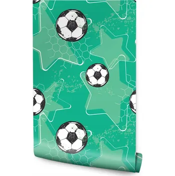 Fototapeta Tapeta pro teenagery Fotbal SPORT Hvězdičky 3D