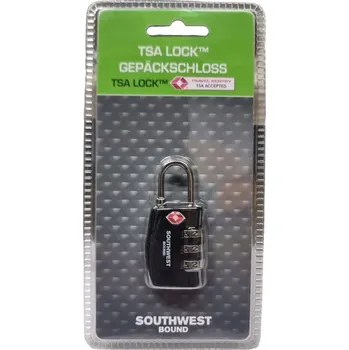 ZÁMEK NA KUFR S KÓDOVÝM ZÁMKEM ČERNÝ