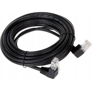 Síťový kabel Patchcord Cat5e DELTA 5 m černý
