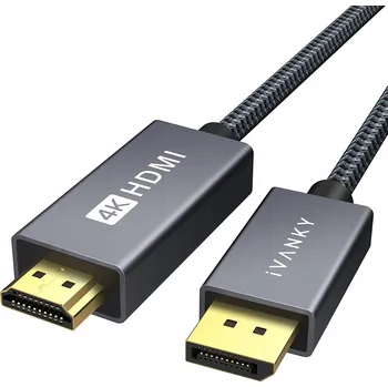 Video kabel Kabel HDMI - DisplayPort 4K, 2 metry