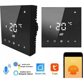 Termostat TERMOSTAT ZÁPUSTNÝ DO KRABICE, NÁSTĚNNÝ, POKOJOVÝ, DOTYKOVÝ LED DISPLEJ, WiFi, TUYA TERSCP