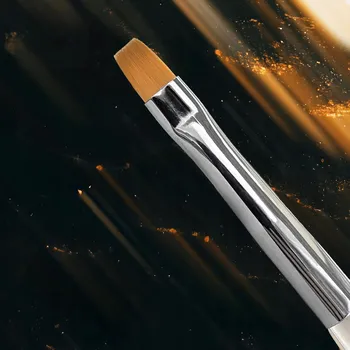 Kosmetický štětec NAILSOFTHENIGHT Štětec na zdobení nehtů - čtvercový štěteček