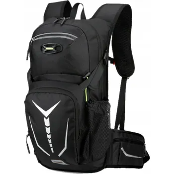 Sportovní batoh Batoh na kolo Amaza Biker II černý 12 l nylonový s bublifukem