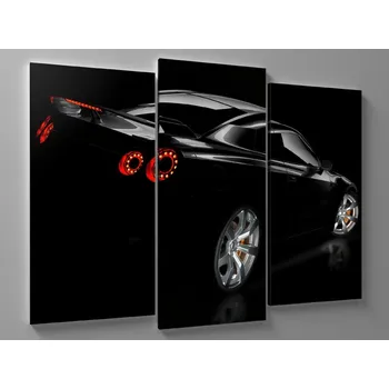 Obraz Obraz černé zavodní auto Rozměr: 60 x 40 cm