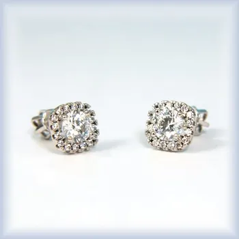 Náušnice bílé zlato