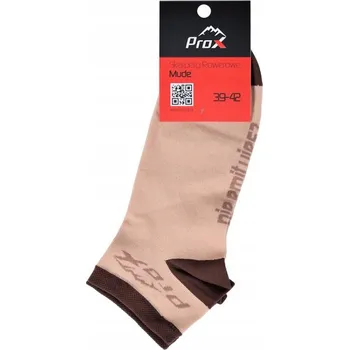Ponožky PROX MUDE béžové, krátké velikost 43-46