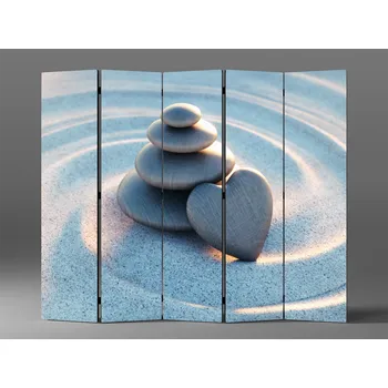 Paraván Paraván kamenná věž v písku Rozměr: 225 x 180 cm