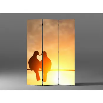 Paraván Paraván zamilované hrdličky Rozměr: 135 x 180 cm