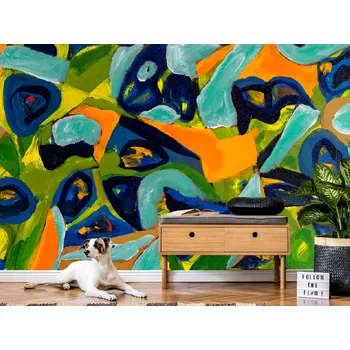 Tapeta Tapeta abstraktní olejomalba