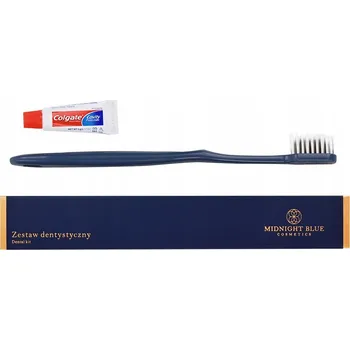 Zubní kartáček Kartáček Midnight Blue na zuby s tubou pasty 1 ks