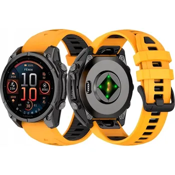 Řemínek na hodinky Řemínek RZAKcesoria pro Garmin 20mm oranžový
