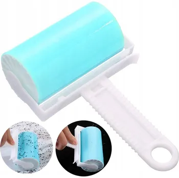 Váleček na chlupy Váleček na oblečení RVS gelový modrý opakovaně použitelný