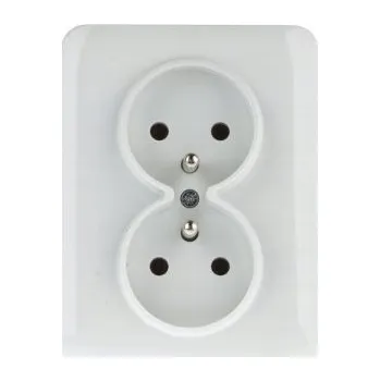 Elektrická zásuvka Elektrická Zásuvka nástěnná Hager bílá