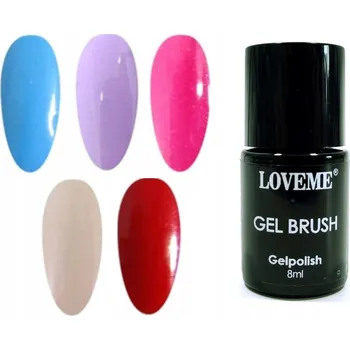 Lak na nehty Gelový lak Hybrida GEL BRUSH Gel v štětečku - Výběr barev 8g