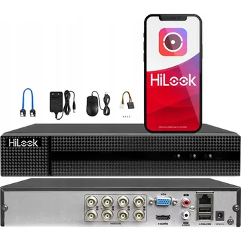 IP kamera HiLook záznamové zařízení pro monitoring do 8 Mpx, 8 kanálů, analogové XVR AHD TVI CVI