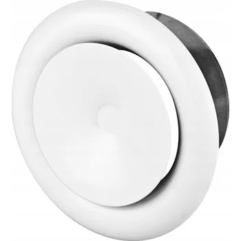 Vrták ANEMOSTAT mřížka VZDUCHOVÁ kovová 80 mm + RÁMEČEK