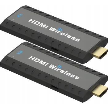 IP kamera BEZDRÁTOVÝ HDMI TRANSMITTER - HDMI PRODLUŽOVAČ DOSAH AŽ 50m